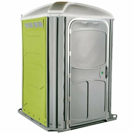 POLYJOHN PH03-1004 Comfort XL Lime Green Wheelchair Accessible Portable Restroom - Assembled 621PH031004